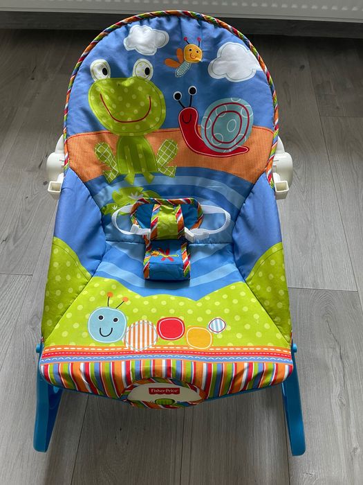 Leżaczek Bujak niemowlęcy Fisher Price z wibracją