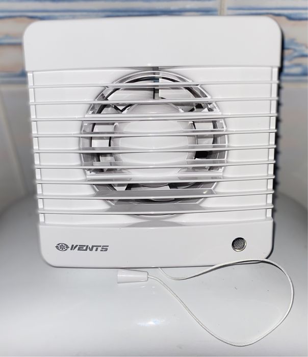 Вентилятор для ванної кімнати з таймером та вимикачем ВЕНТС 100 MBT