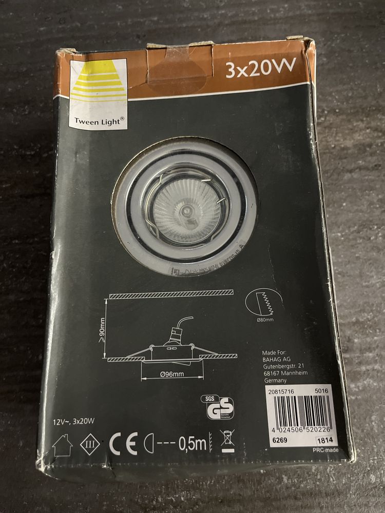 Zestaw 3 lamp halogenowych