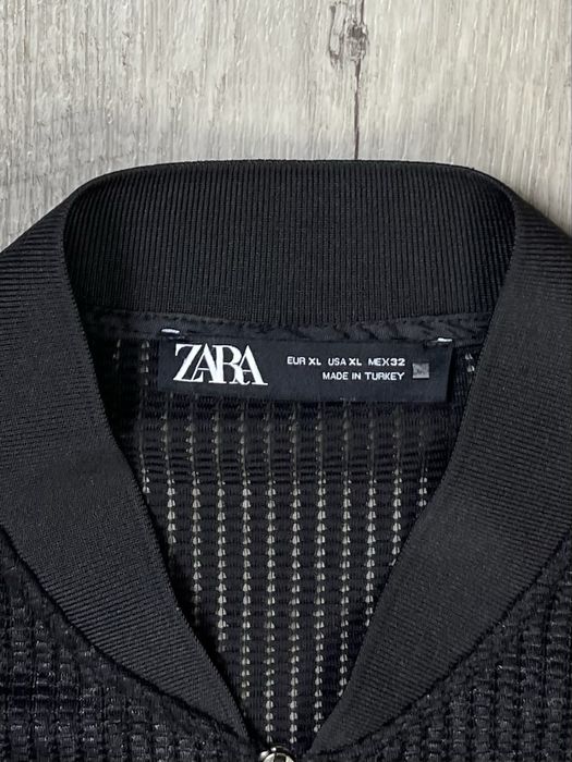 Zara кофта бомбер XL размер женская черная оригинал