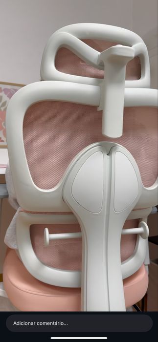 Cadeira ergonomica MUSSO E600 SE Rosa Nova