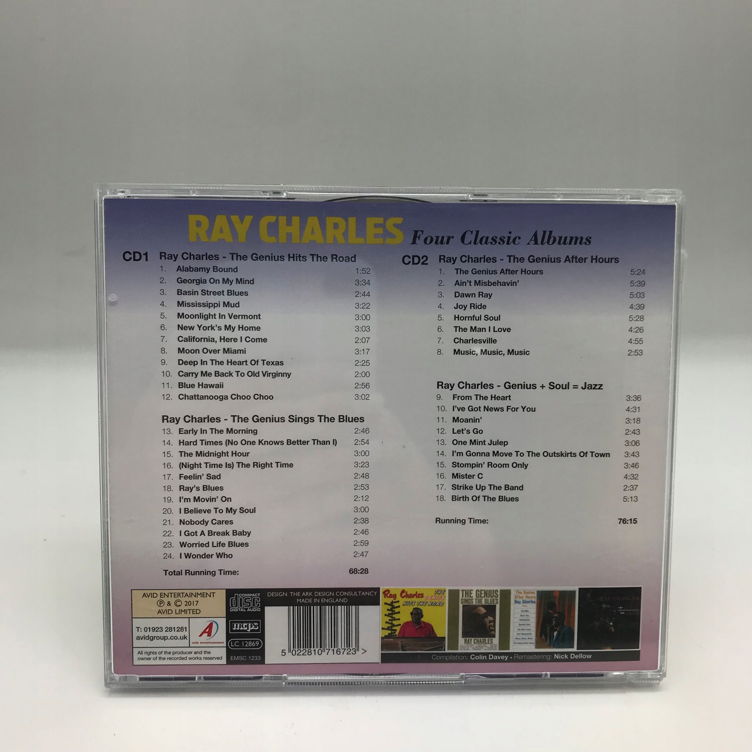 cd - ray charles - four classic albums