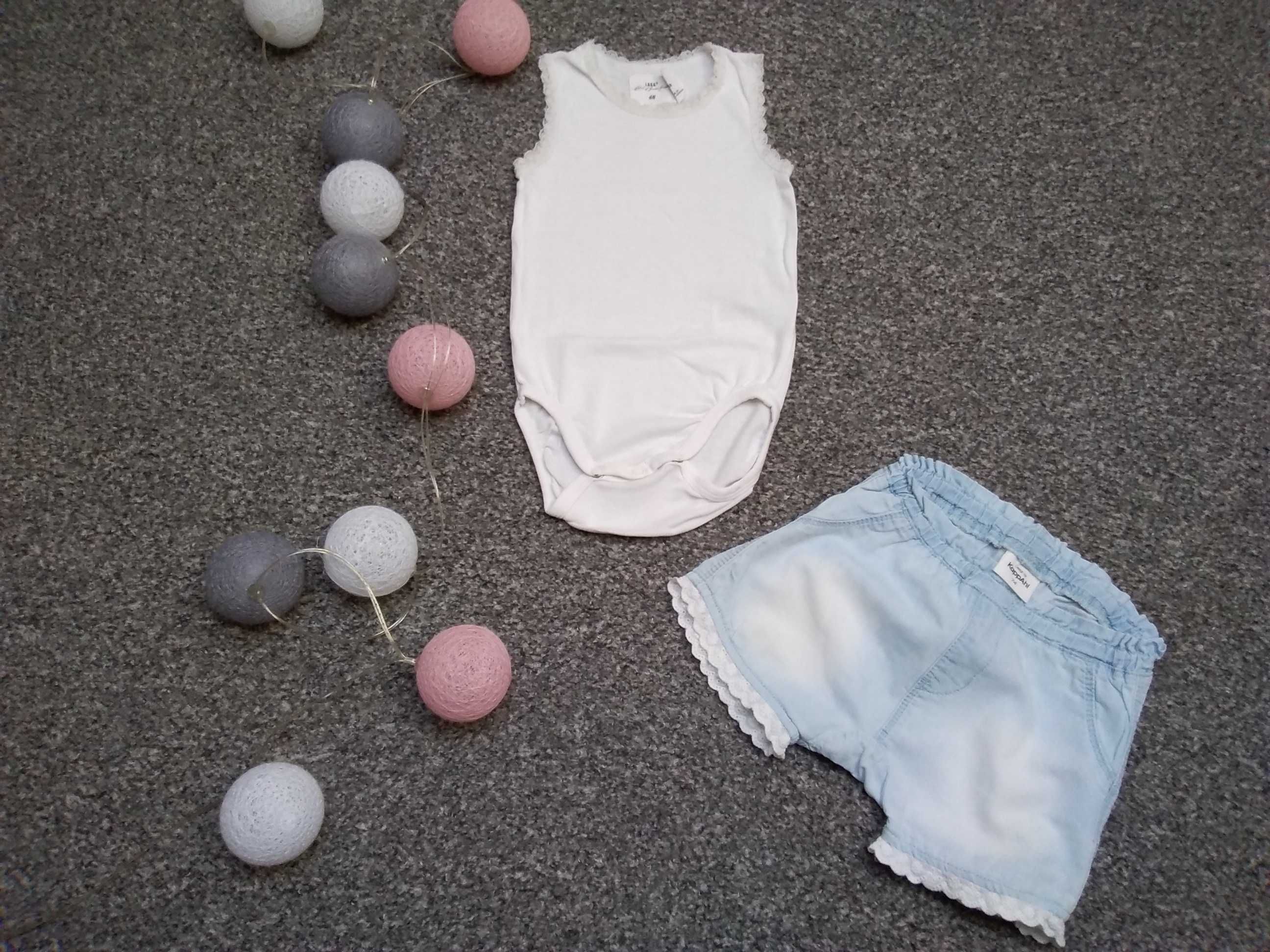 Zestaw ubrań dla dziewczynki 74cm, 6-9mcy sukienka tiul