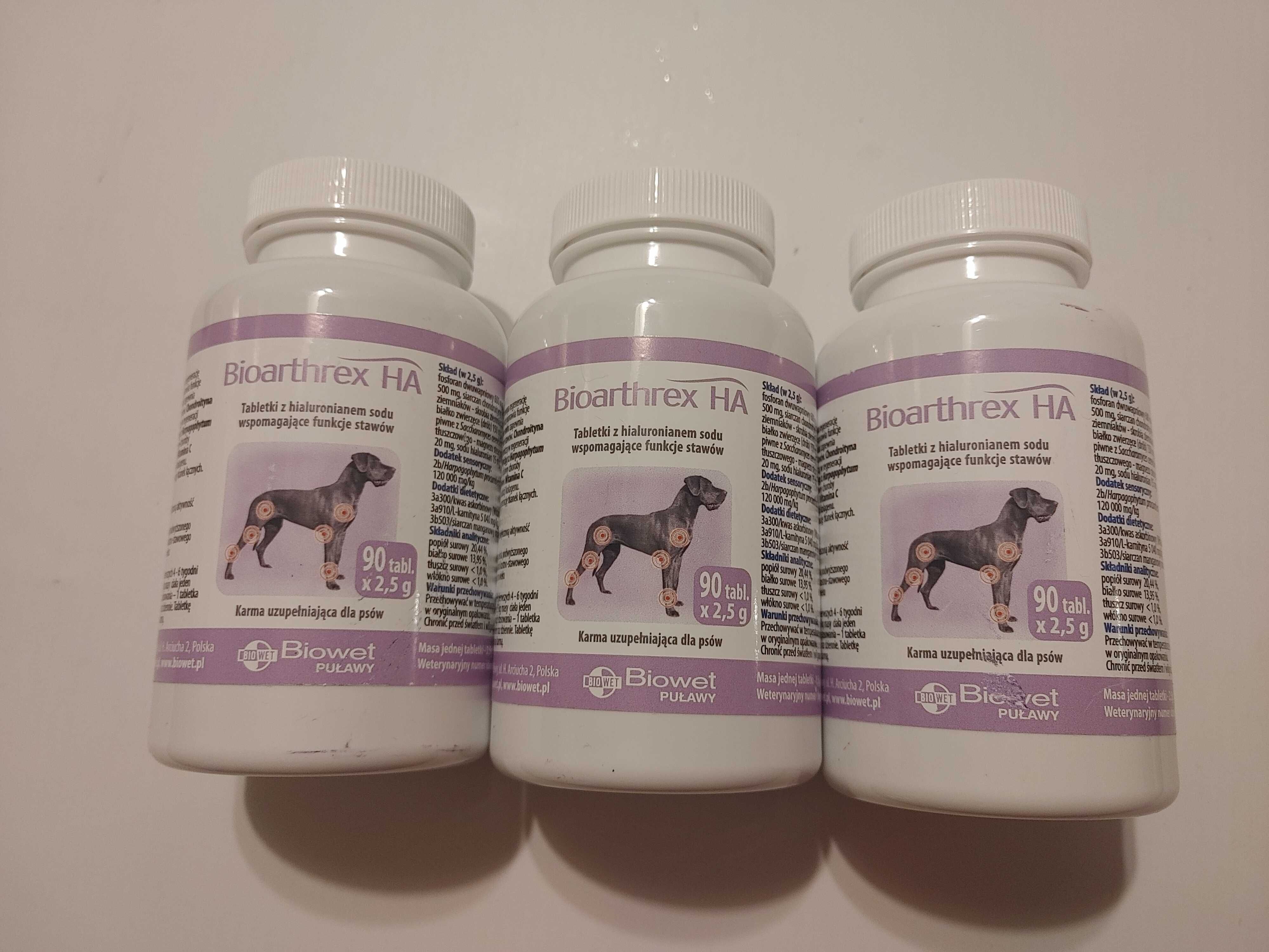 Bioarthrex HA 90 tabletek dla psów + Gratis 33 tabletki
