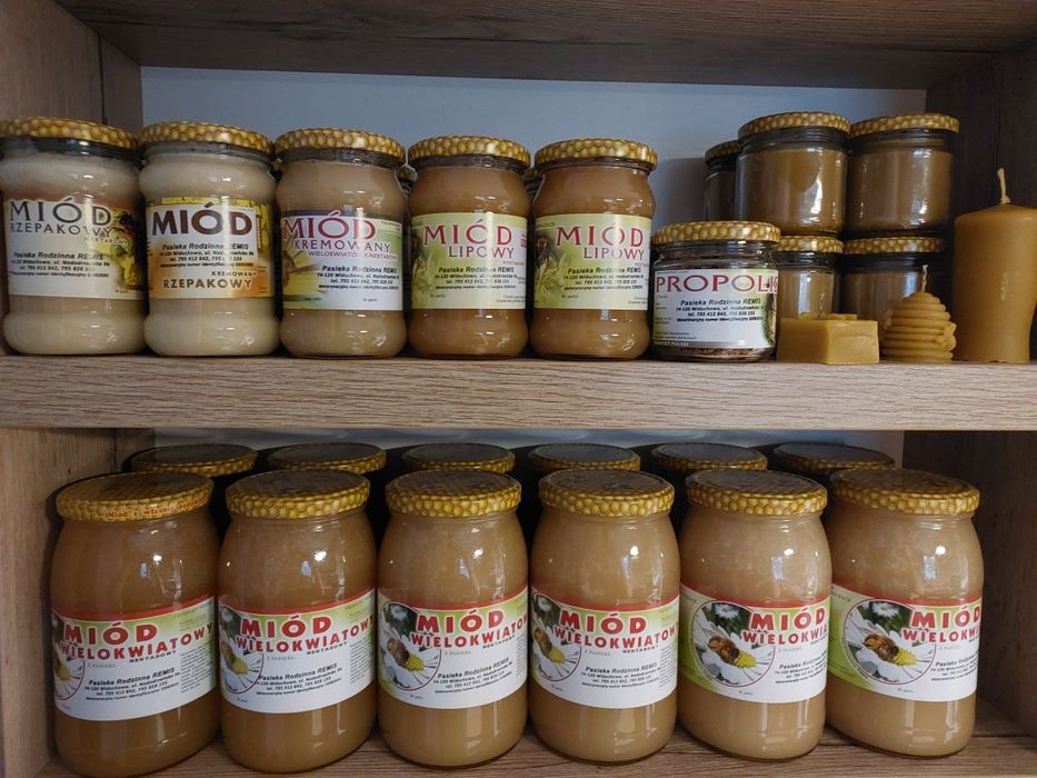 Miód Lipowy z Własnej Pasieki