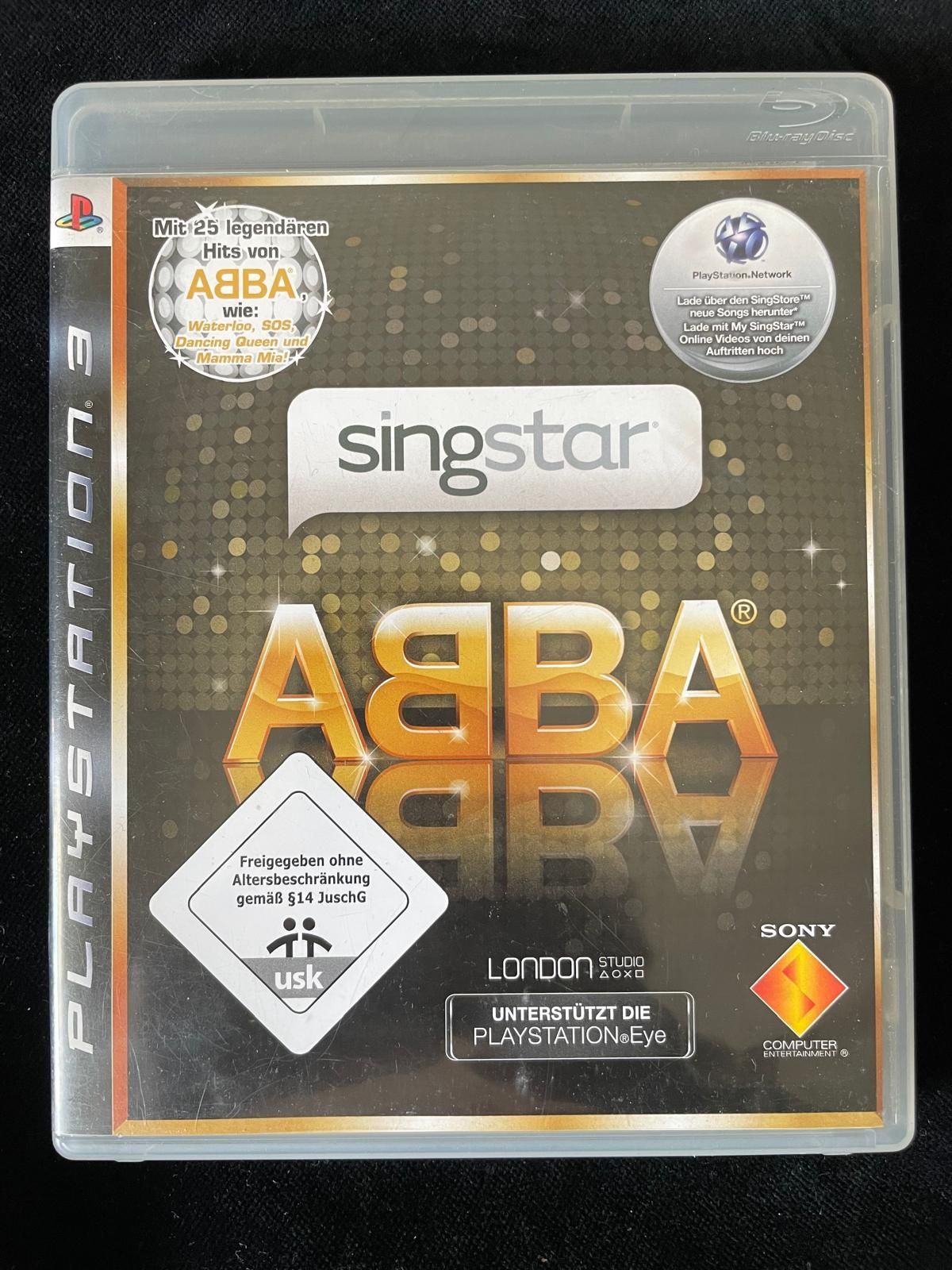 Singstar Abba PS3 Klasyk w BDB stanie Gra na Mikrofony