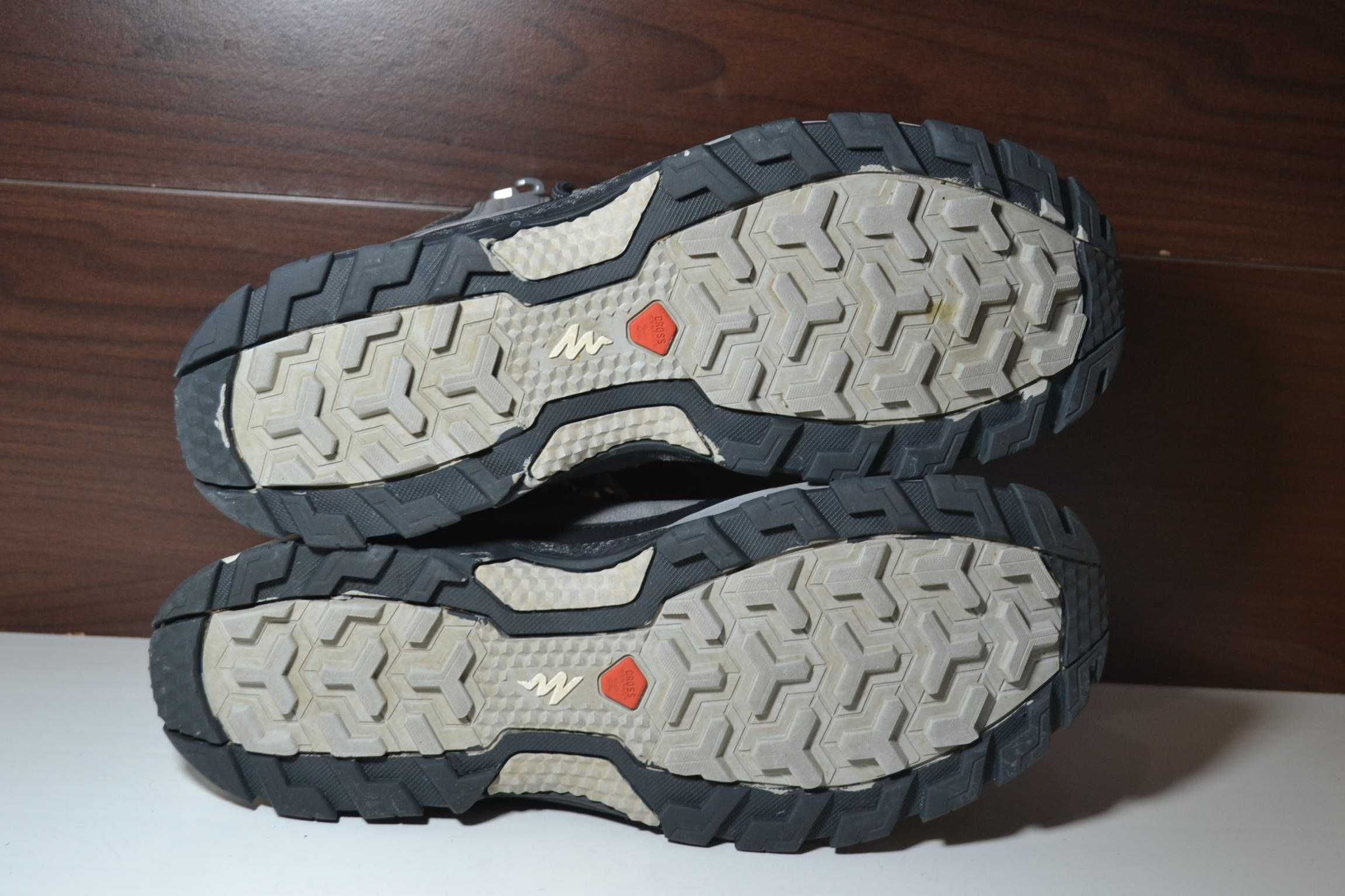 quechua mh500 ботинки берцы кожаные 41р оригинал waterproof