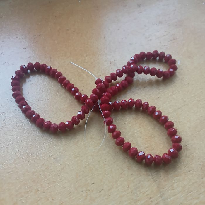 Colar de Coral Vermelho Natural – 45 cm