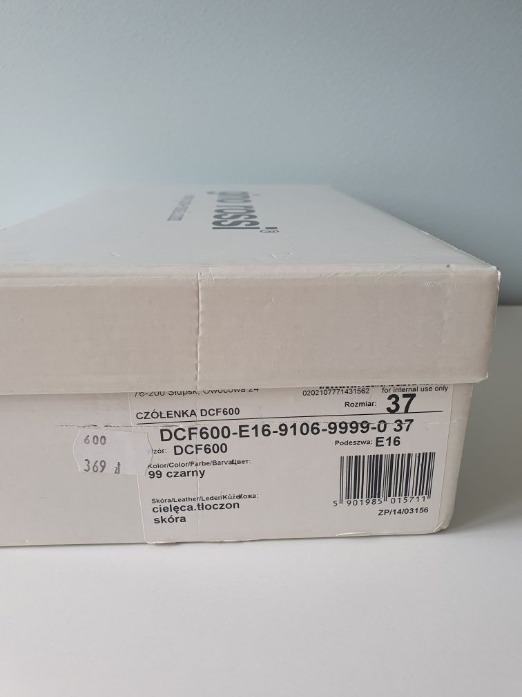 Botki czółenka skórzane Gino Rossi rozmiar 37,24cm