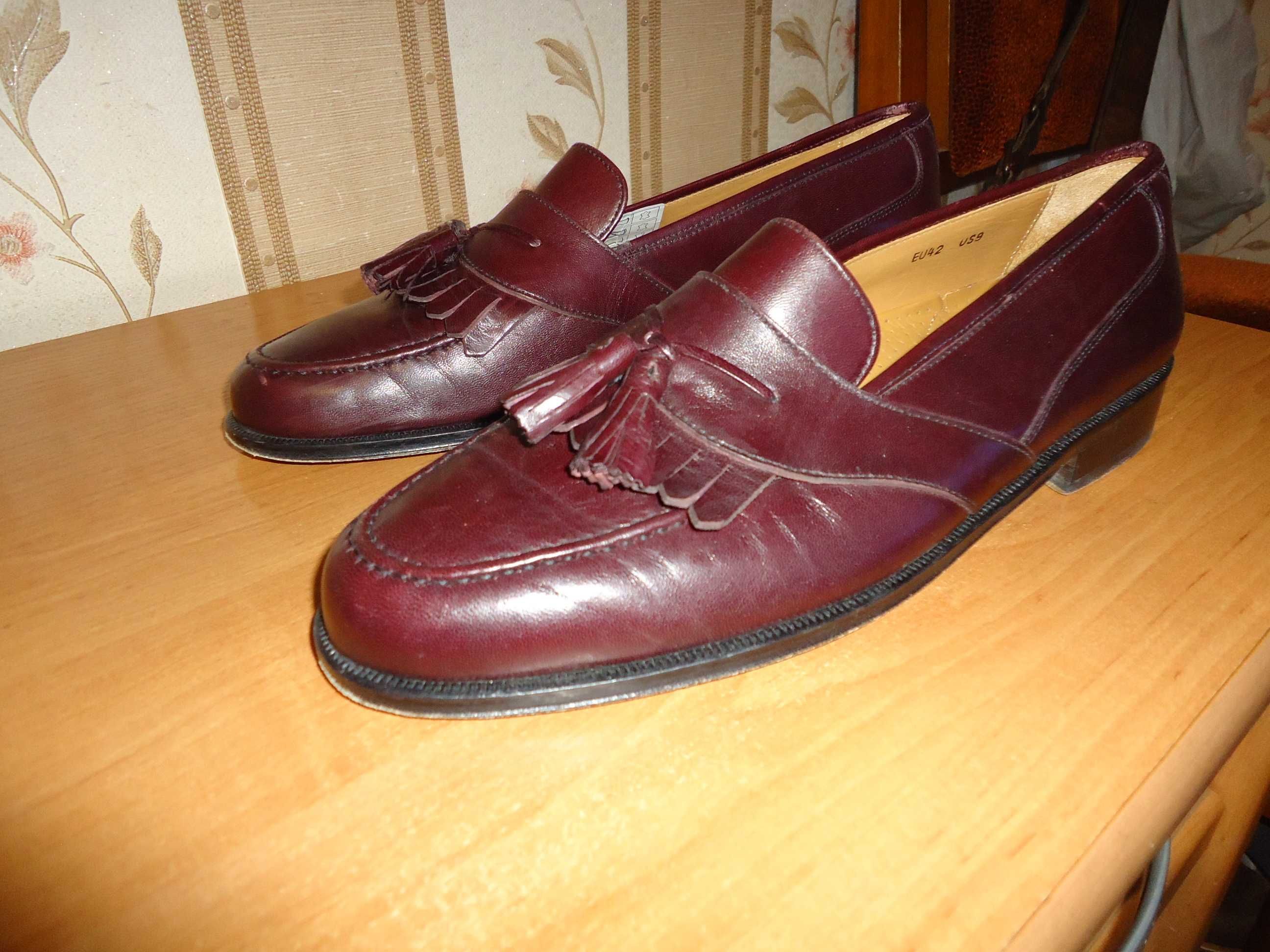Мужские, кожаные, туфли, мокасины MASSIMO EMPORIO, размер 42(28)