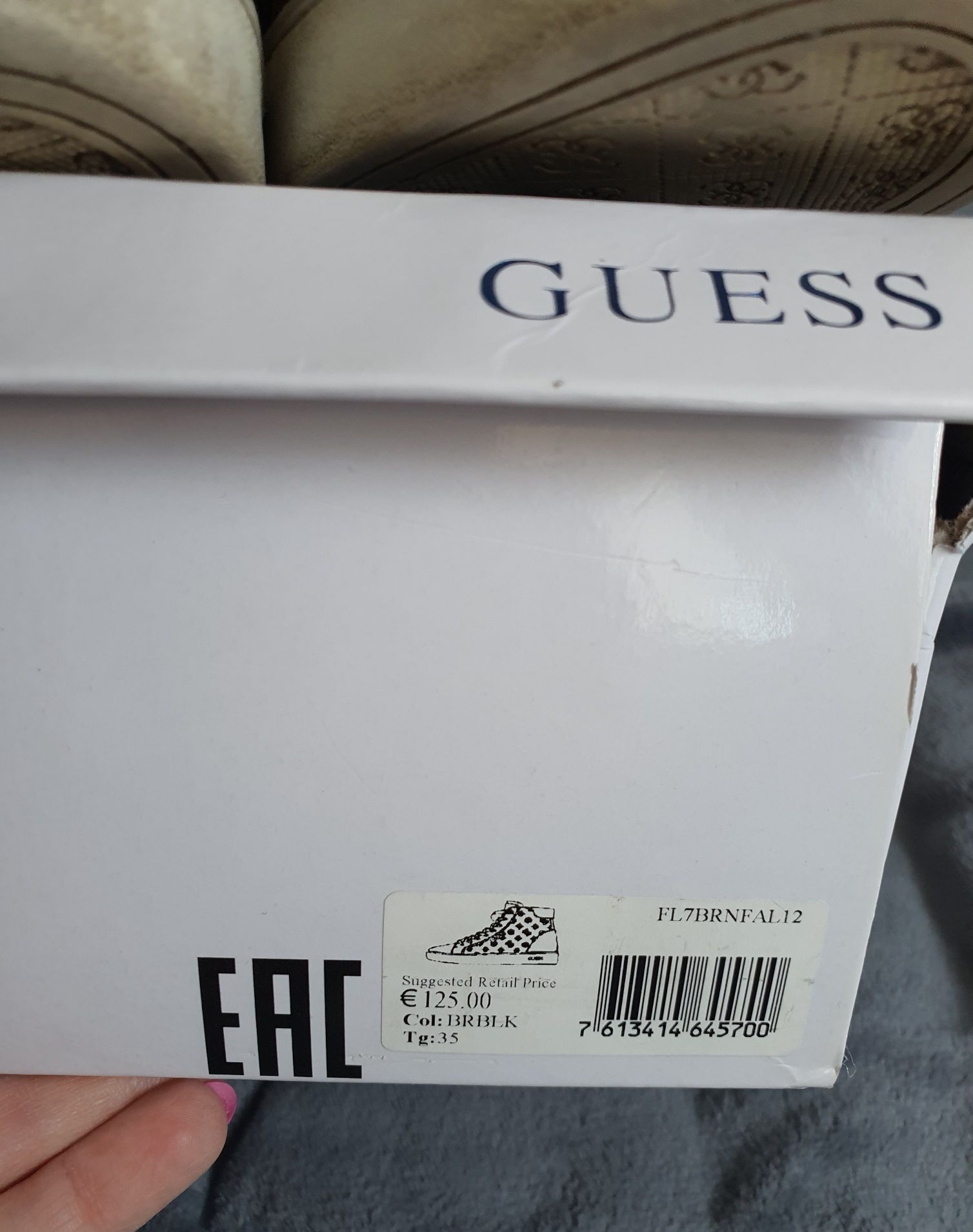 Buty, botki na koturnie Guess. Jak rozmiar 36.