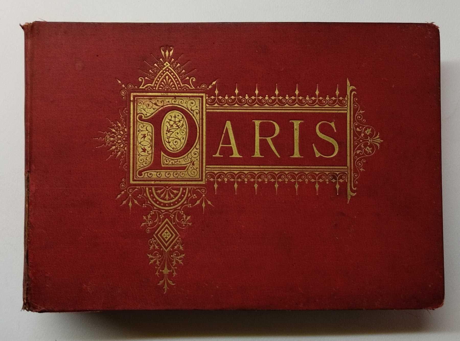 Álbum profissional de autor anónimo com 36 fotos de Paris, em 1889.