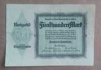 Darłowo : 500 marek 1 listopada 1922  ciekawy notgeld bon !! okazja