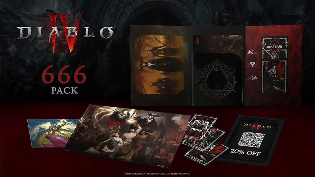 Diablo IV 666 Pack zestaw dodatków. (To nie gra)