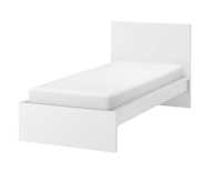Łóżko Ikea MALM, białe, 90×200cm