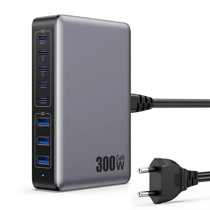 Зарядний пристрій USB C потужністю 300 Вт