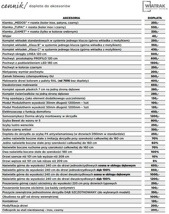 Drzwi zewnętrzne drewniane 78mm od ręki Góra kalwaria Czyste powietrze