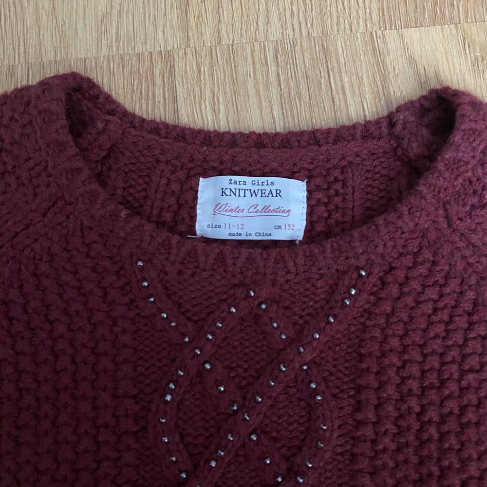 светр в’язаний Xs Zara зимова колекція y2k