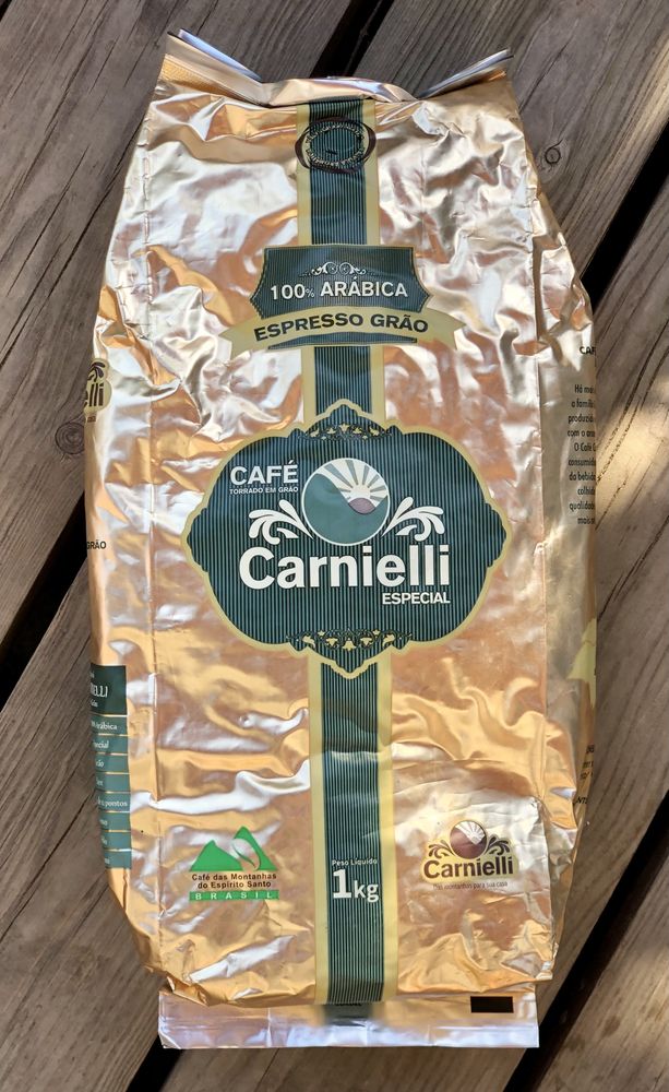 KAWA BRAZYLIJSKA 1 kg Carnielli Especial 100% Arabica Espresso Grao !!