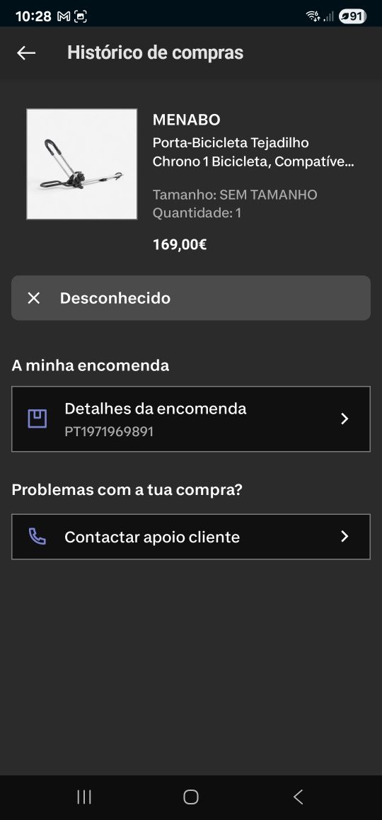 Suporte bicicleta eletrica
