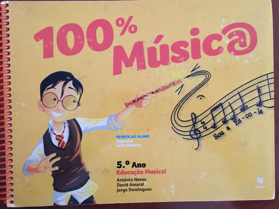 100% Música 5 ano & 100% Música 6 ano – Manuais do aluno