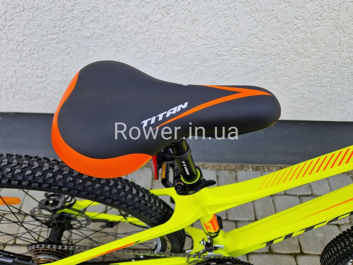 Велосипед XS магнієвий Titan Stricker 26 2024 Рама-14" neon yellow-ora