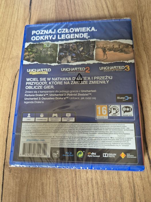 Gra Uncharted kolekcja ps4