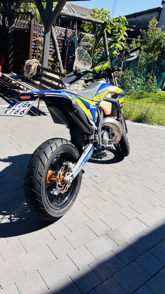 Sherco se-r 125 supermoto / enduro zarejestrowany na a1/B. 2 kpl Koł