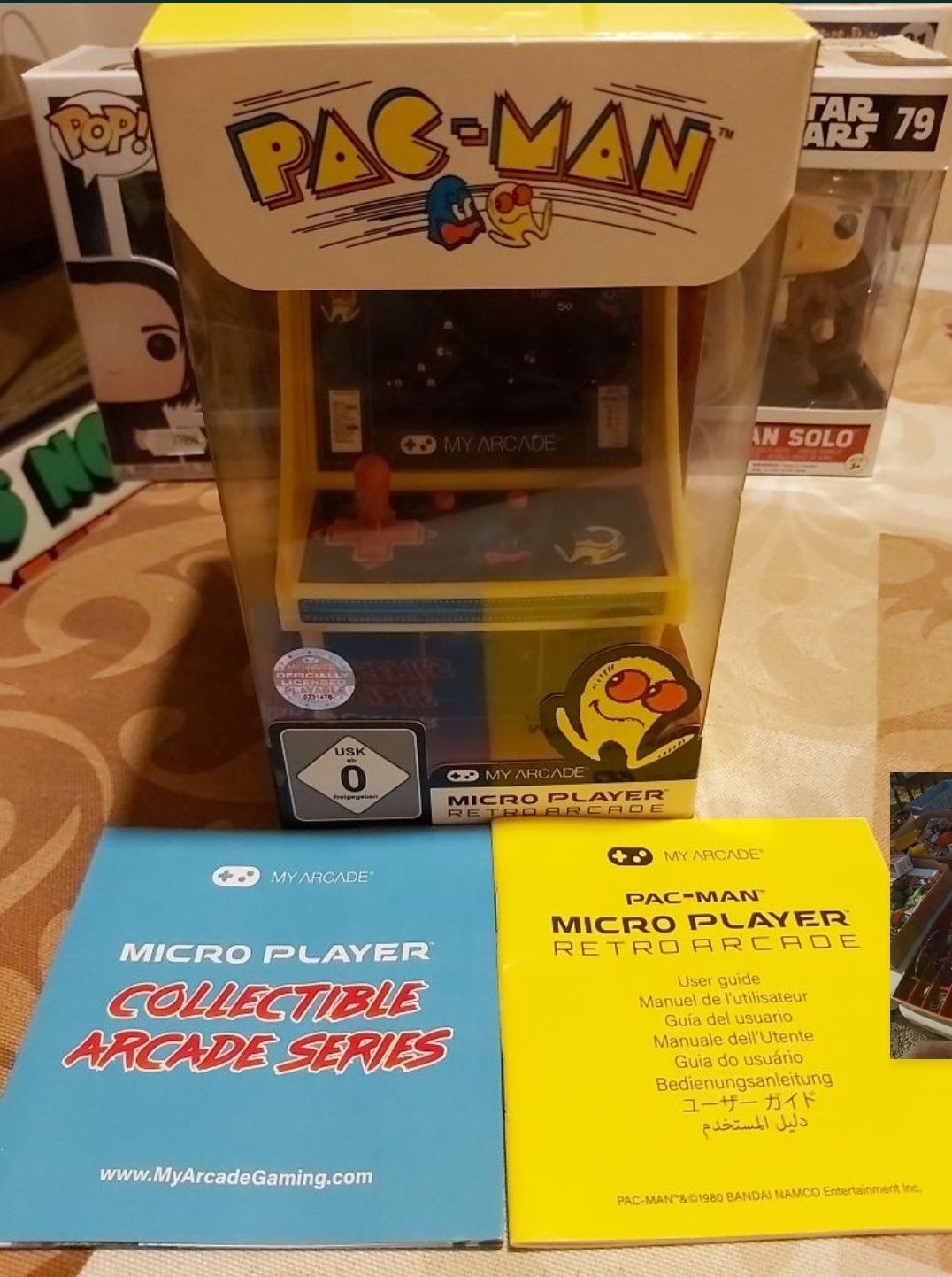 Pac Man micro player oficial retro arcade