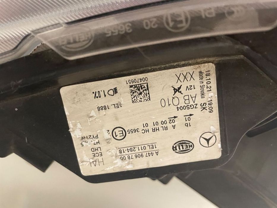 mercedes vito w447 21r v klasa lampa prawa lewa przód idealne orygina