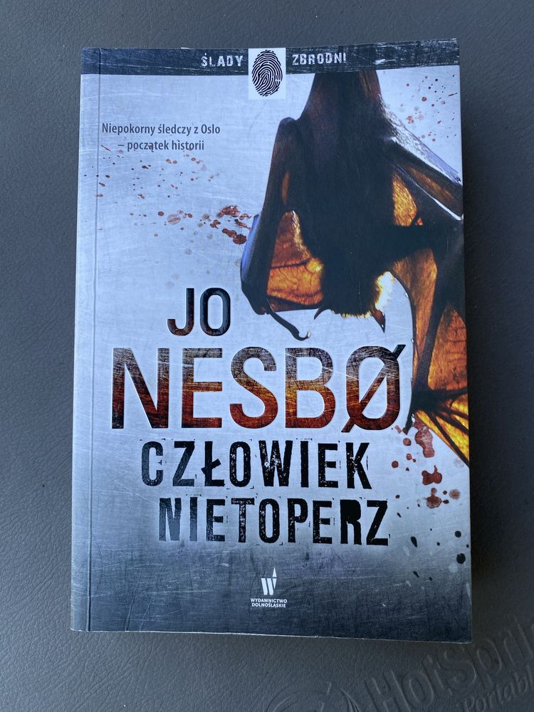 Książka Człowiek nietoperz Jo Nesbo thriller powieść kryminał