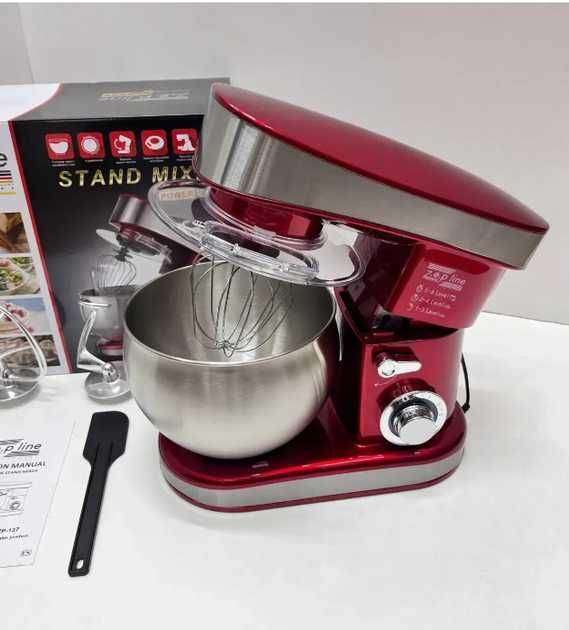 Тістоміс міксер 7 л із нержавіючої сталі тестомес миксер Zepline