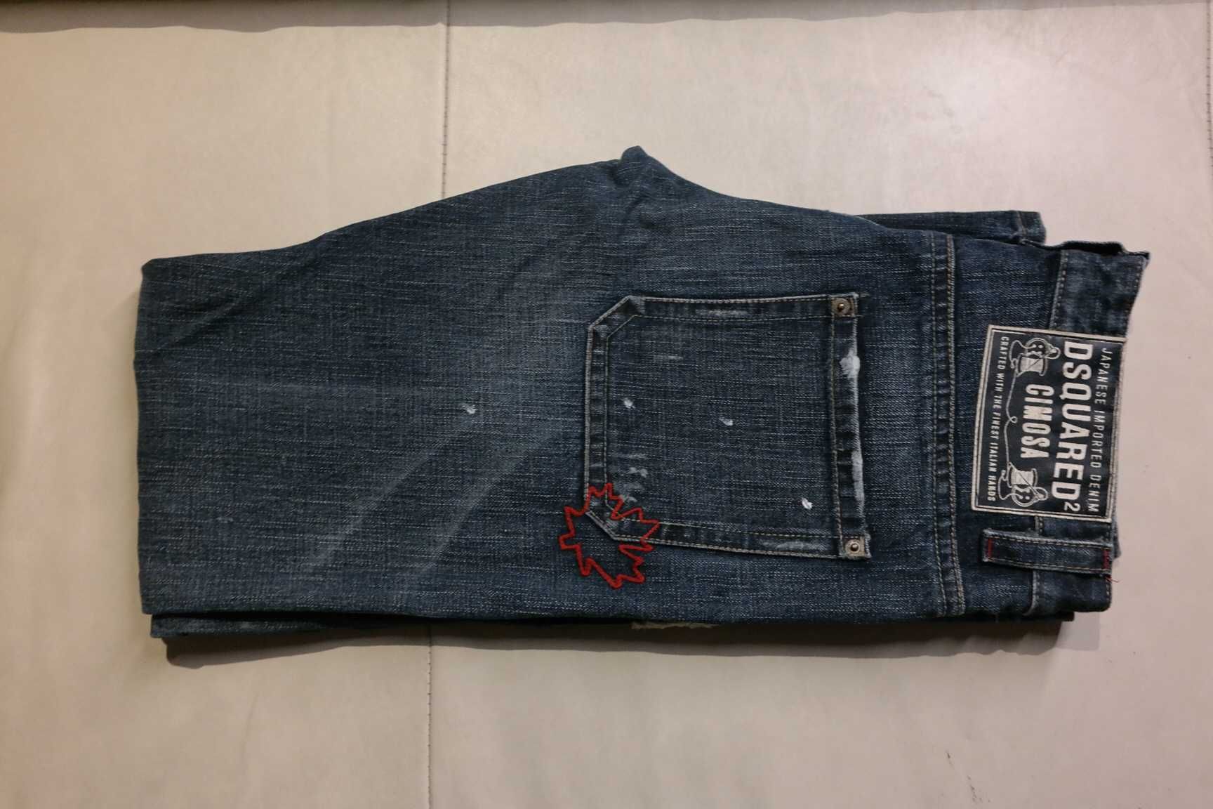 spodnie jeansy Dsquared cimosa rozmiar 44 nowe