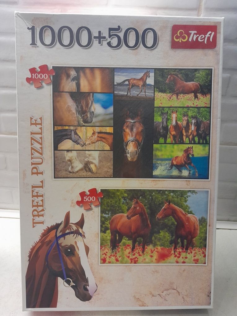 Puzzle konie 1000 + 500