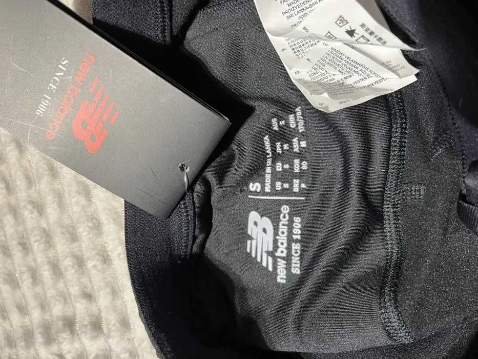 Męskie ciepłe getry do biegania New Balance NB Heat. Rozmiar S.