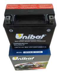 Akumulator Unibat AGM CBTX14L-BS YTX14L-BS ETX14L-BS 12Ah 200A 12V NOW
