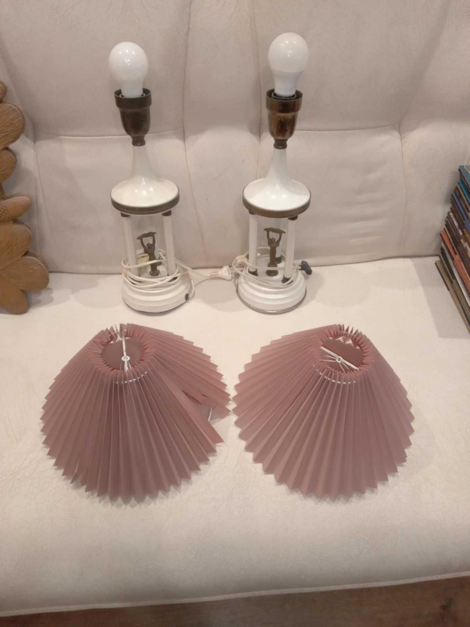 Dwie lampy nocne Domet Pruszków vintage x 2