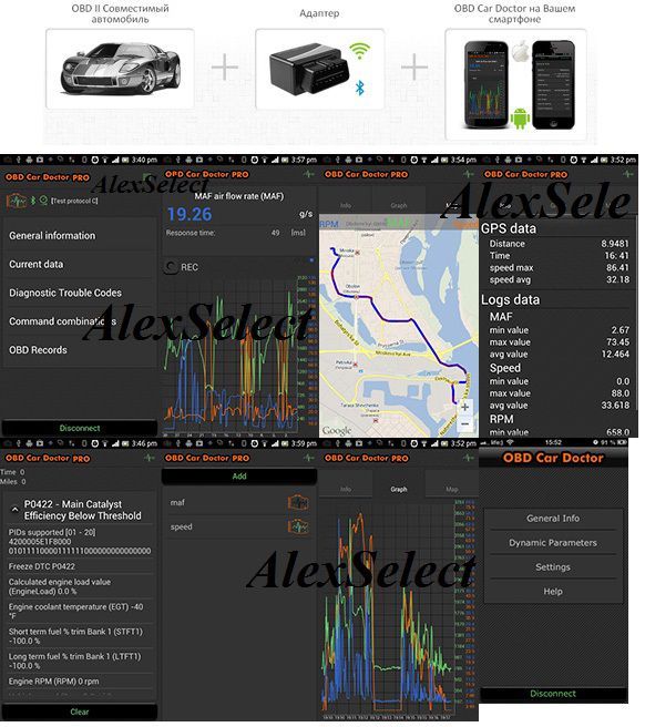 Акция! ELM327 V1.5 Wi-Fi Vgate iCar1 OBD2 IOS (iPhone, iPad) Original!