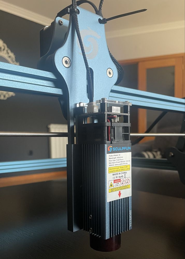 Maquina Sculpfun S9 corte/gravação laser