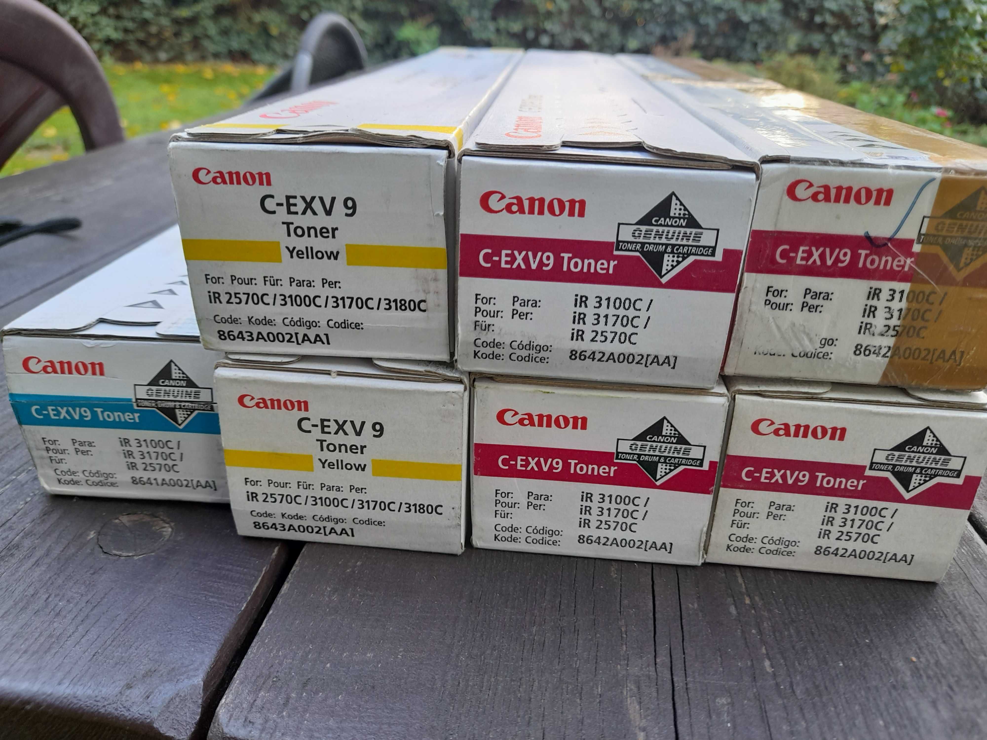 Canon C-EXV9 toner cyan, magneta, yellow