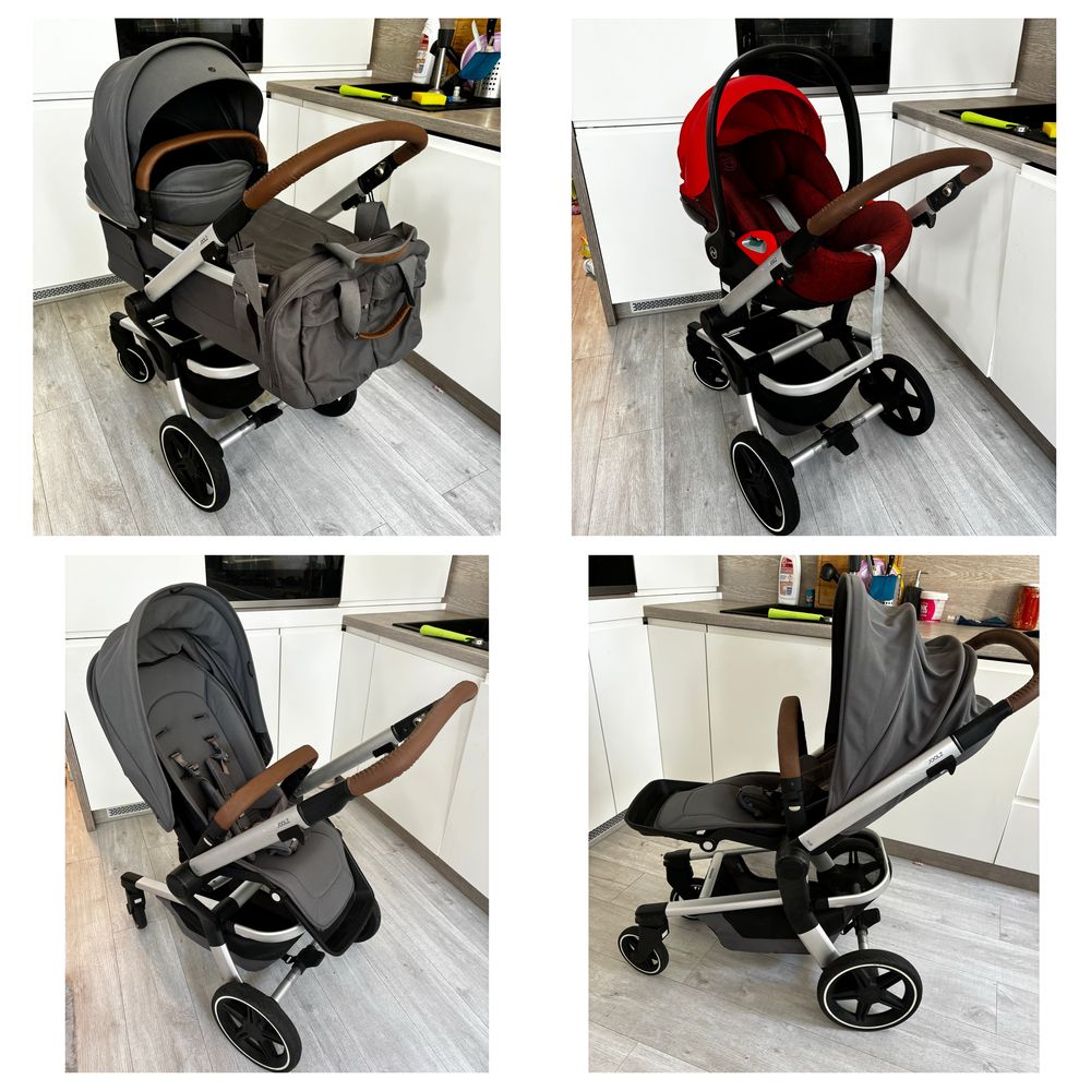 Wózek Joolz hub plus + fotelik Cybex cloud i-size zestaw 3w1