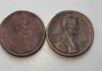 Монети США 1 цент, 1987 i 1991 року