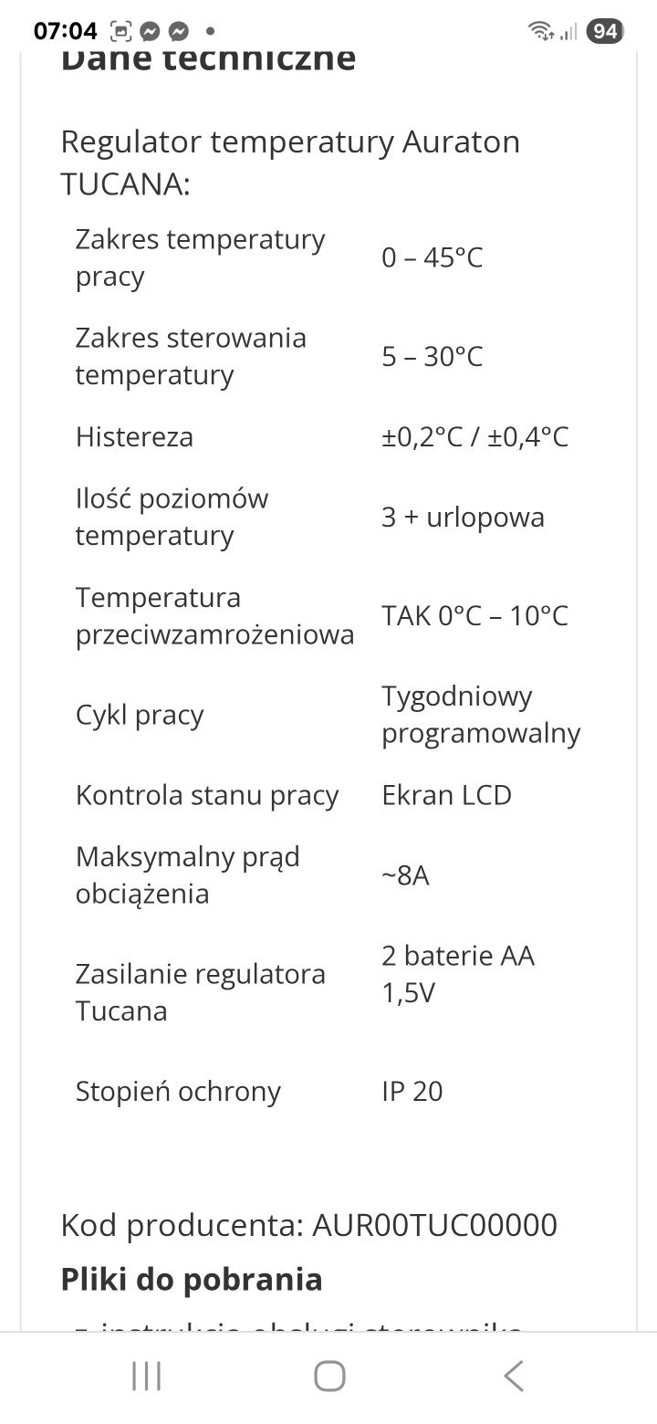 Sterownika Auraton 2025