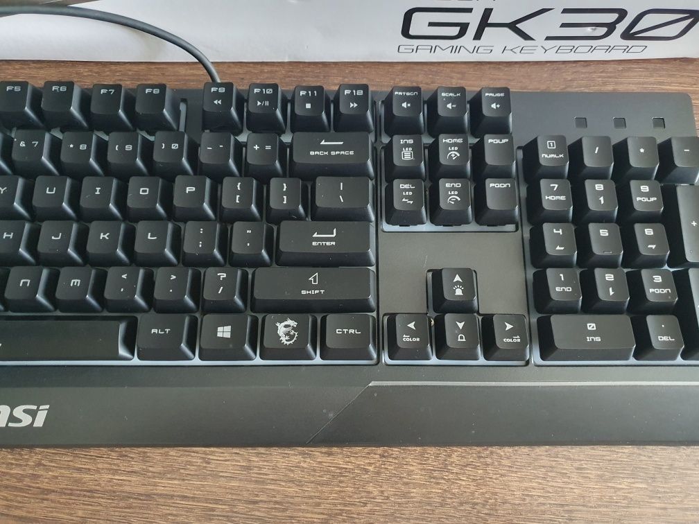 Klawiatura MSI VIGOR GK30 Gaming Keyboard