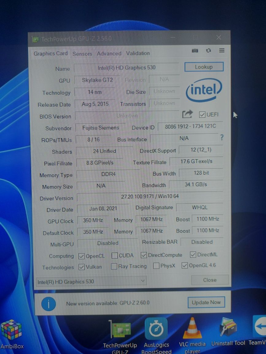 Системний блок  формату міні  Fujitsu  d3432-s2, i7, 8Gb, sata 128gb