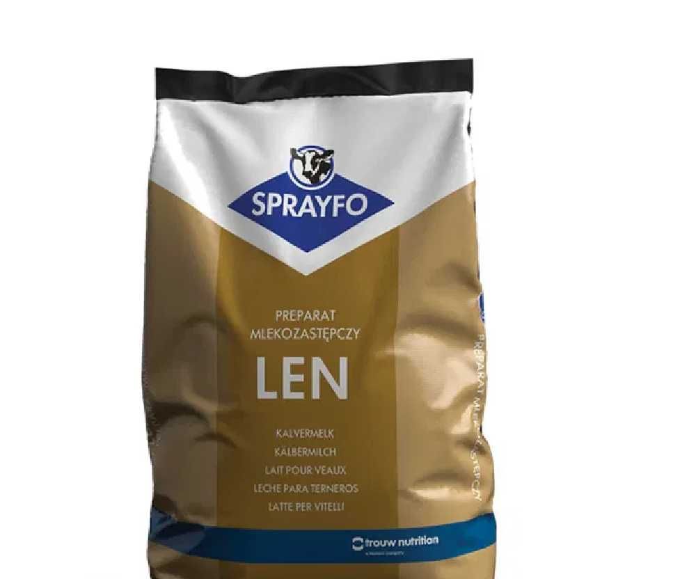 Sprayfo Zielone 20 kg, Sprayfo Len 20 kg - mleko dla cieląt bez GMO