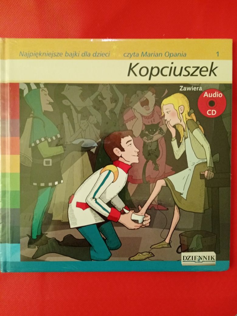 Bajka Kopciuszek książka + płyta CD nowa zafoliowana