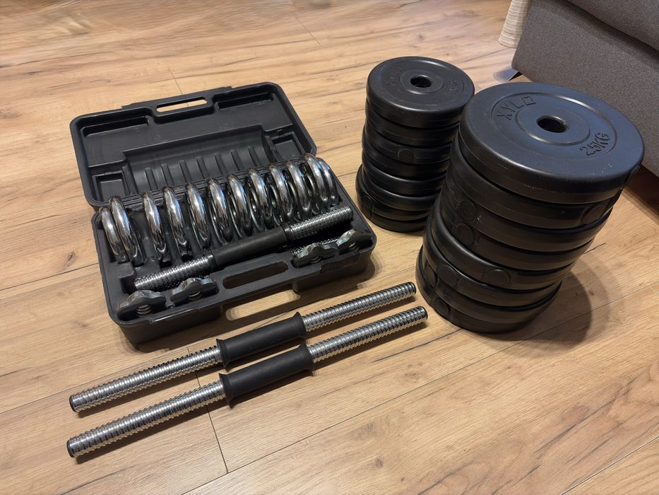 Hantle z obciążeniem 41 kg