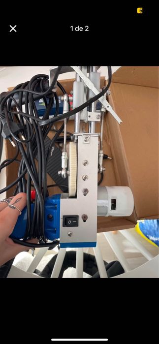 Máquina para fazer tapete