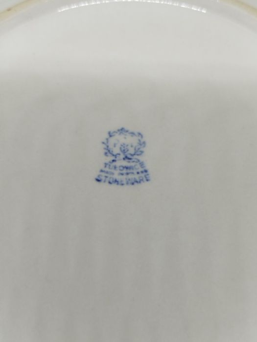 4 talerze tułowice niebieskie